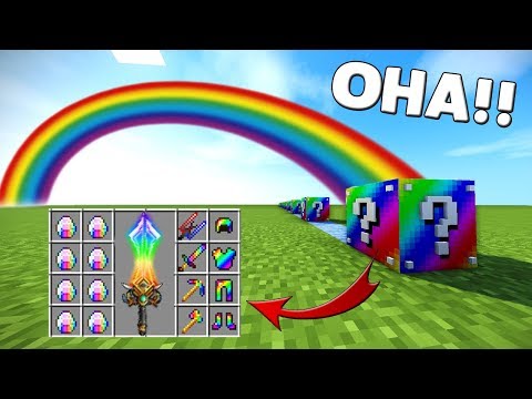 GÖKKUŞAĞI ŞANS BLOKLARI - Minecraft