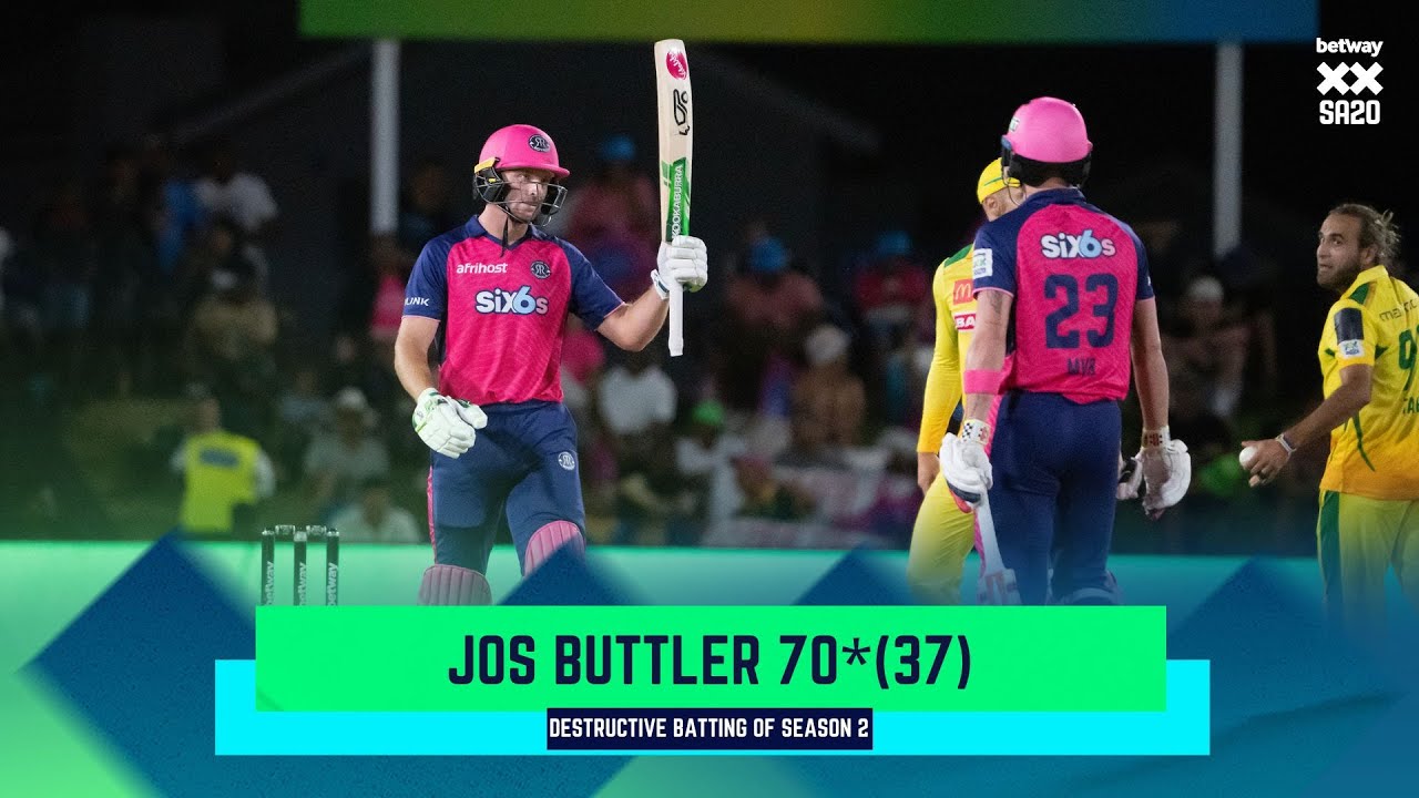 Jos Buttler v Joburg Super Kings | Destructive Batting of Season 2