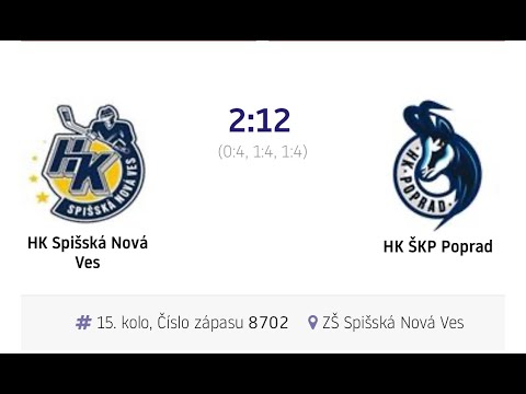 15.kolo nadstavby HK Spišská Nová Ves - HK ŠKP Poprad