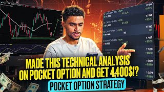 Made This Technical Analysis On Pocket Option And Get 4,400$!? | Pocket Option Live