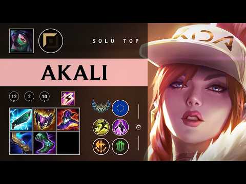 Akali Top vs Ekko - EUW Challenger Patch 26.04