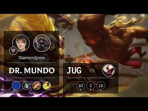 Dr. Mundo Jungle vs Lee Sin - EUW Challenger Patch 9.24