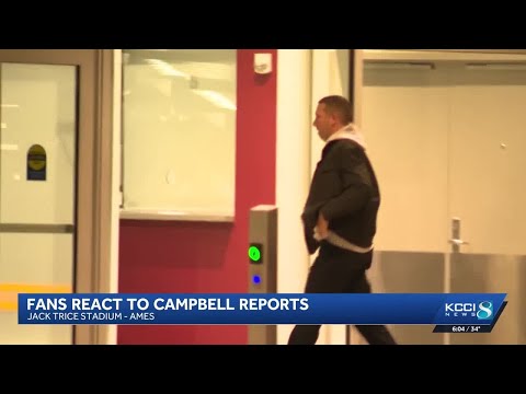 Iowa State football coach Matt Campbell arrives to meet with team after negotiations with Penn State