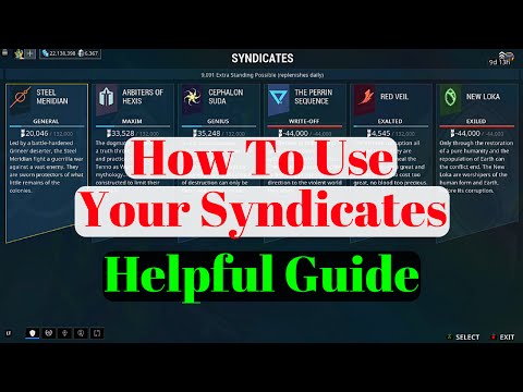 Warframe | Best Strategy for Ranking Syndicates