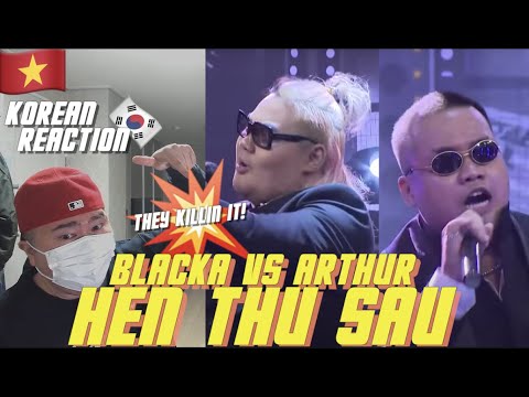 🇻🇳🇰🇷🔥Korean Hiphop Junkie react to Blacka VS Arthur - Hẹn Thư Sau - Team WOWY | Rap Việt - Mùa 2