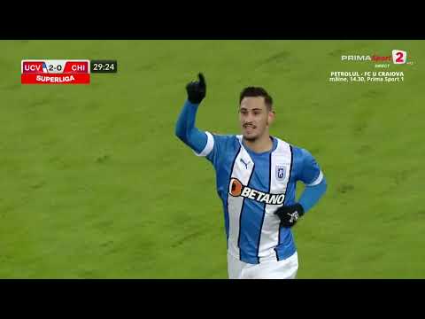 GOOOL! CSU Craiova - Chindia 2-0. Execuție superbă a lui Markovic! Cum l-a învins pe Căbuz