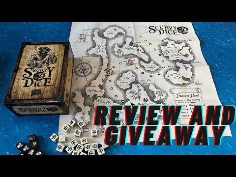 Scurvy Dice gameplay/review and giveaway