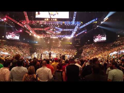 CONOR MCGREGOR AND CHAD MENDES WALKOUT - UFC 189