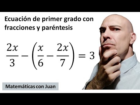 Ecuaciones de primer grado con FRACCIONES Y PARÉNTESIS RESUELTAS paso a paso.