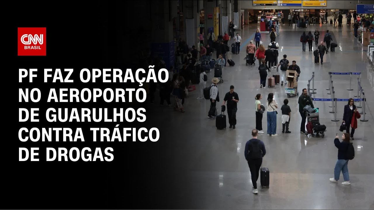 Funcionários de aeroporto de Guarulhos são investigados por tráfico | CNN PRIME TIME