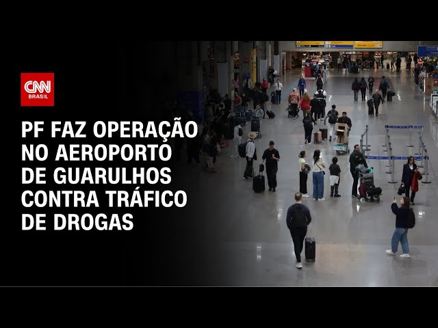 Funcionários de aeroporto de Guarulhos são investigados por tráfico | CNN PRIME TIME