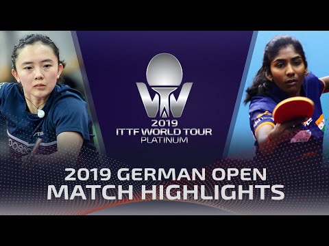 [2019 ITTF German Open] 전지희  vs Selena Selvakumar  2019.10.9