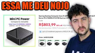 ESSE MINI PC COM CORE I9 CUSTA 800 REAIS, MAS OLHA O NÍVEL DA PILANTRAGEM