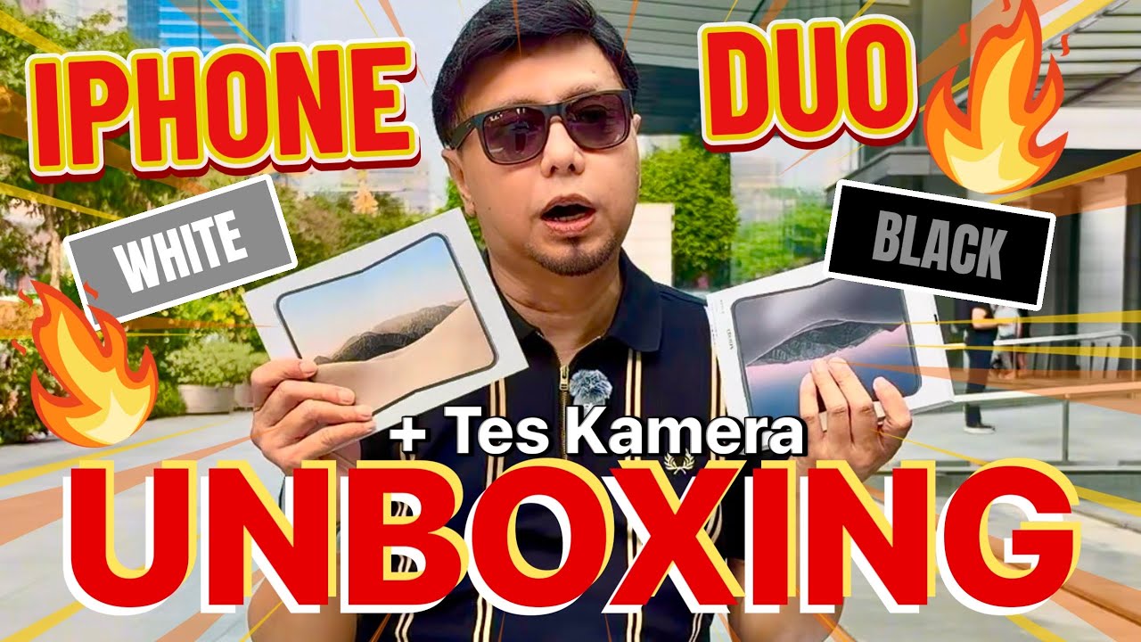 BELI 100 JUTA!! 2 IPHONE DUO PUTIH & HITAM