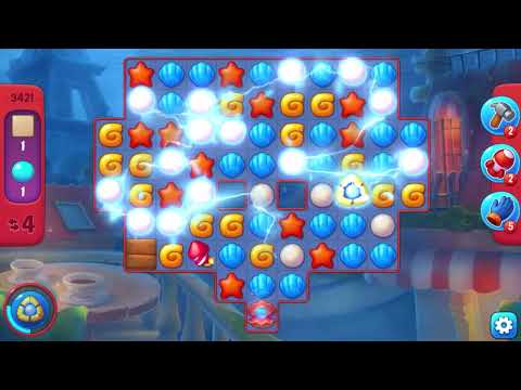 Fishdom Level 3421 Hard CLEARED