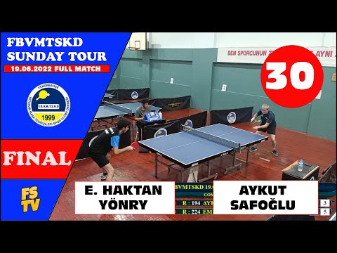 FBVMTSKD | SUNDAY TOURNAMENT FINAL | 19.06.2022 | AYKUT SAFOĞLU | BARIŞ ACAR