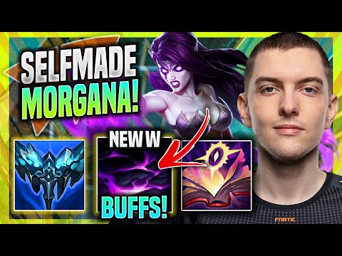 SELFMADE MORGANA JUNGLE WITH NEW BUFFS ON CLEAR SPEED - FNC Selfmade Plays Morgana JUNGLE vs Hecarim