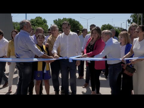MARIANO I. LOZA, VALDÉS ENCABEZÓ LAS INAUGURACIONES DEL NUEVO POLIDEPORTIVO Y LA ILUMINACIÓN