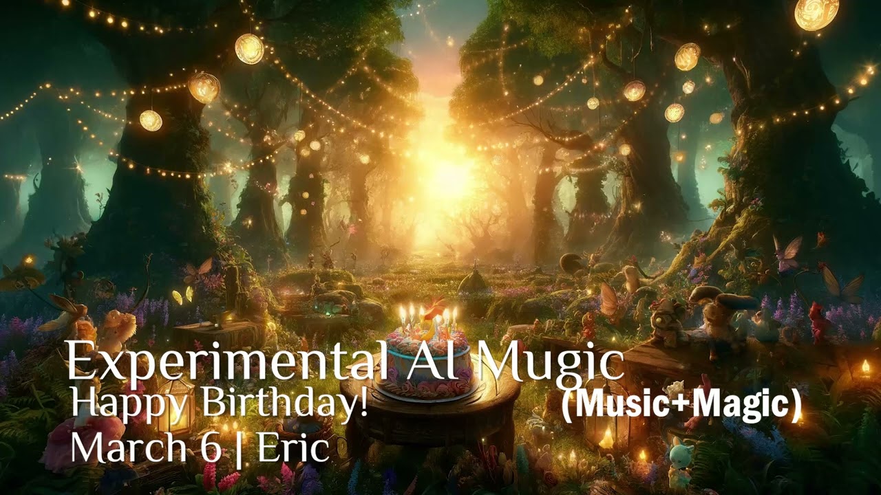 Happy Birthday! Dubstep - March 6 | Eric #dubstep #aimusic #EDM #happybirthday #happybirthdaysong