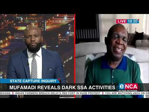 Mufamadi speaks on his state capture inquiry testimony