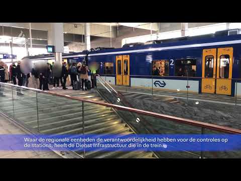 Dienst Infrastructuur ook aanwezig op het spoor