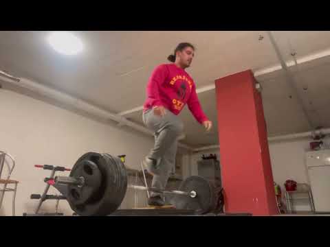 Logbook 15/12/22 / Deficit deadlift singles @200KG