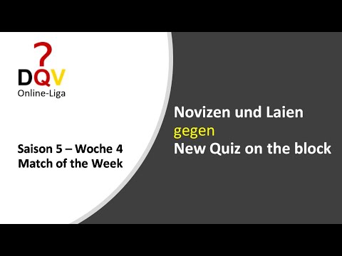 DQV Online-Liga Saison 5 - Woche 4 - Match of the Week