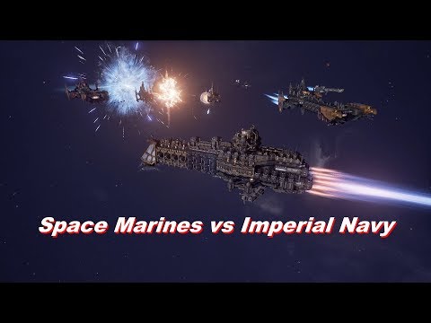Space Marines vs Imperial Navy! Rank 128, Heroic Difficulty, 1500 Points - Battlefleet Gothic Armada