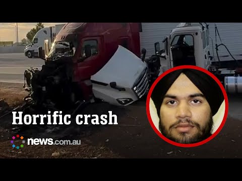 Shocking footage shows truck ploughing through traffic, leaving three dead