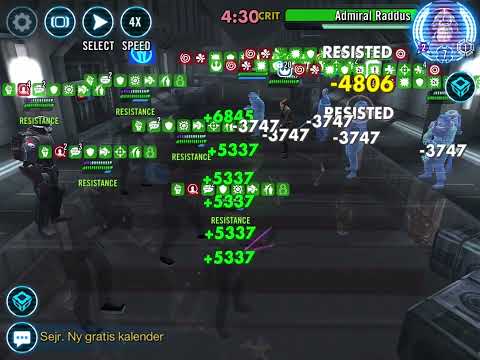 SWGOH - GAC - 5v5 - BB vs Admiral Raddus