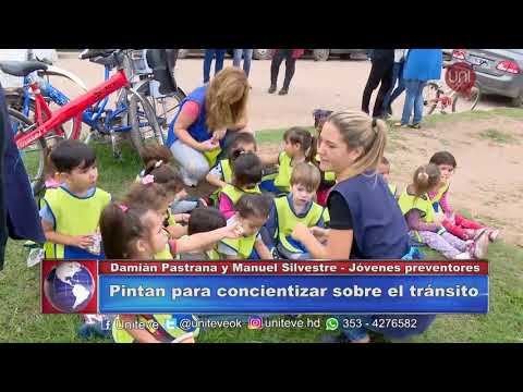 Un mural por la concientización vial en el Botta