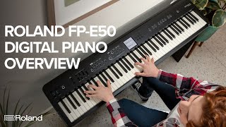 YouTube Video - Roland FP-E50 Digital Piano with Roland Cloud Expansion Overview