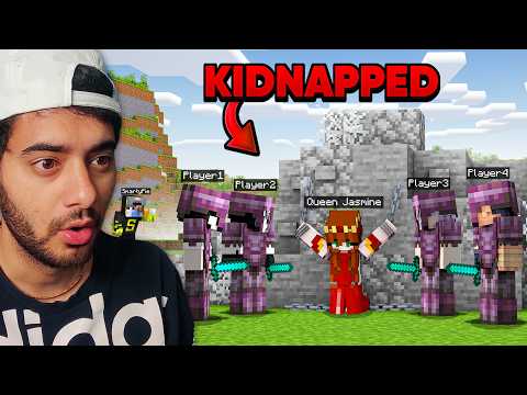 Hunting 4 Players Who Kidnapped Queen Jasmine | Minecraft
