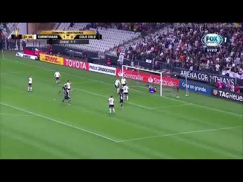 Gol de Lucas barrios colo colo en cuartos de finales