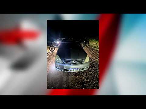 Recuperan automóvil hurtado tras rastrillaje policial en José Leandro Oviedo