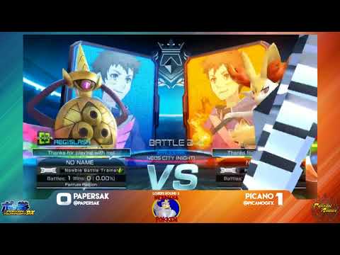 PaperSak (Aegislash) vs Picano (Braixen)  - Pokken at LWG 3-13-18
