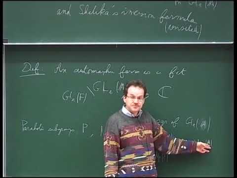 Prof. Laurent Lafforgue | Trying to construct explicitly kernels for Langlands' functoriality 3