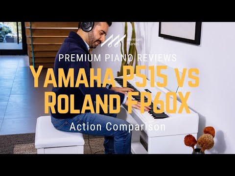 🎹﻿ Yamaha P515 vs Roland FP60X | Action Comparison | PHA-4 vs NWX ﻿🎹