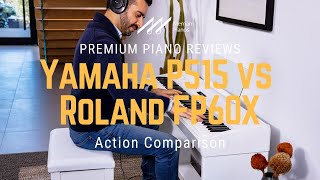 Video thumbnail for 🎹 Yamaha P515 vs Roland FP60X | Action Comparison | PHA-4 vs NWX 🎹 by Merriam Music