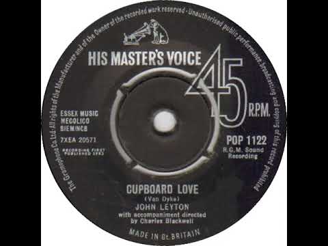 UK New Entry 1963 (41) John Leyton - Cupboard Love
