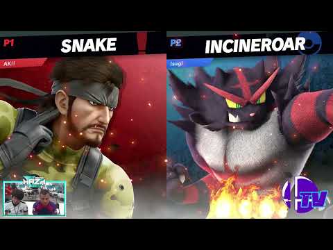 Delfino Maza 2023 TOP 32  - SkyJay (Incineroar) Vs. Alandiss (Snake) - SSBU Tournament