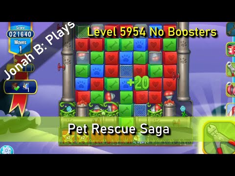Pet Rescue Saga Level 5954 No Boosters