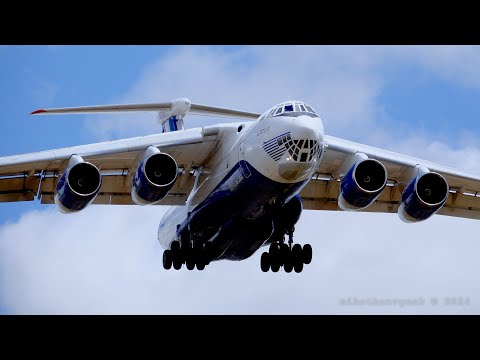 [4K] Silk Way IL-76 Torrejón AFB