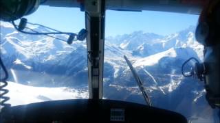 preview picture of video 'Helicopter ride from Alpe d'Huez to Les Deux Alpes'