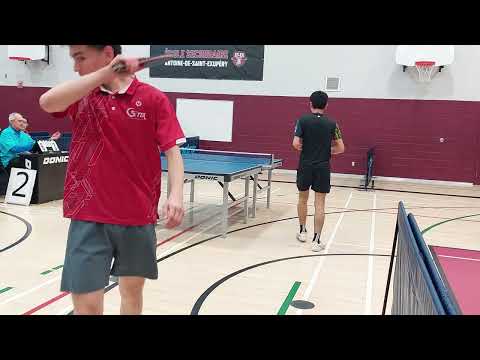 Zakria 1997 vs Meech 2114 - DivA Semifinal - Circuit Quebecois Ping-Pong Depot #216