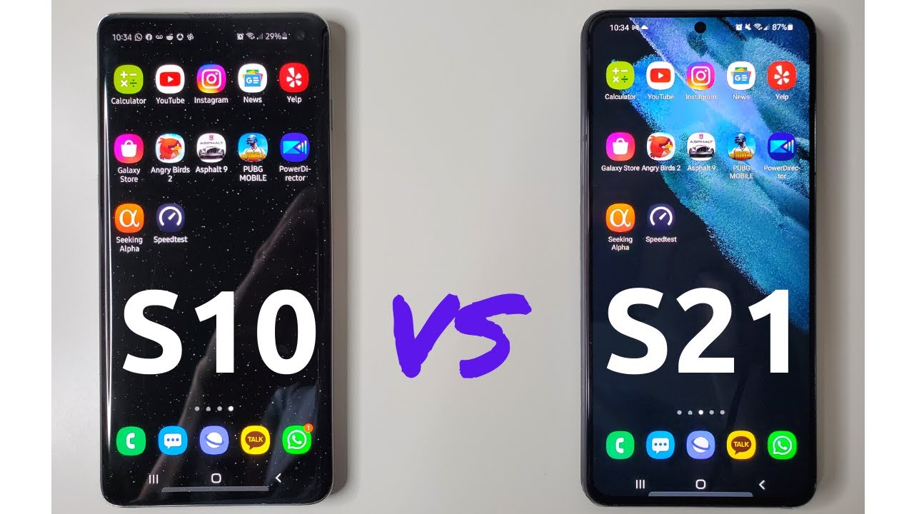 Galaxy S21 vs Galaxy S10 SpeedTest - Does 2 Years Make a Big Difference?