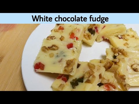 white chocolate fudge recipe|tooti frooti chocolate fudge