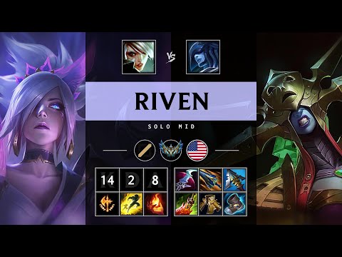 Riven Mid vs Lissandra: Quadra Kill, Legendary - NA Challenger Patch 14.24