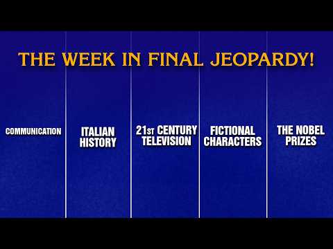 A Week in Final Jeopardy!: 3/31/25-4/4/25 | JEOPARDY!