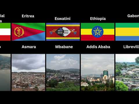 The capitals of all African countries / African country list .